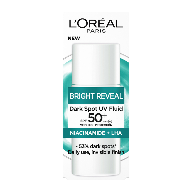 L'OREAL PARIS - BRIGHT REVEAL Dark Spot UV Fluid SPF50+ - 50ml